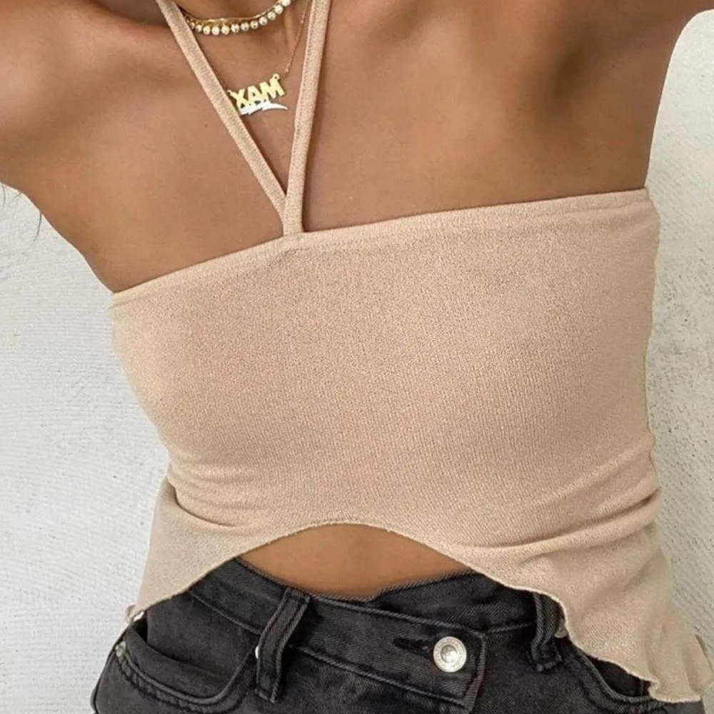Princess Polly Nude Top. Size 6